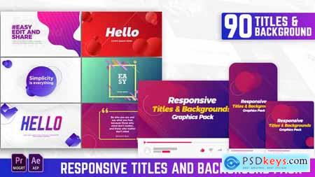 Responsive Titles and Backgrounds Pack 24709342