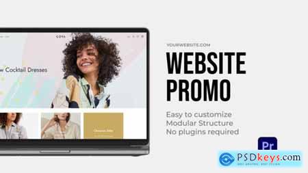 Fast Clean Website Promo for Premiere Pro 33398328