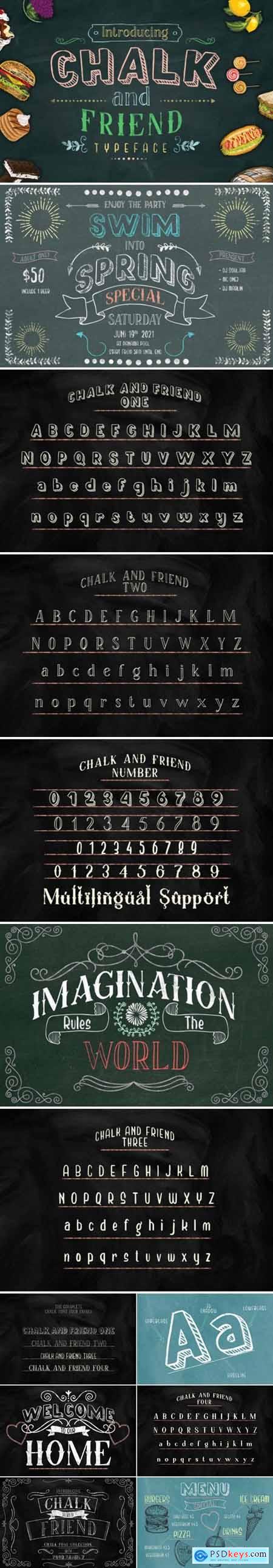 Chalk and Friend Font