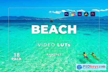 Bangset Beach Pack 18 Video LUTs