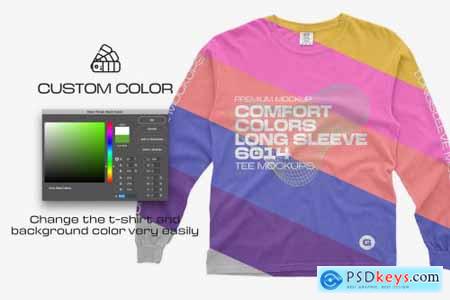 Comfort Colors Long Sleeve Mockups 5934053