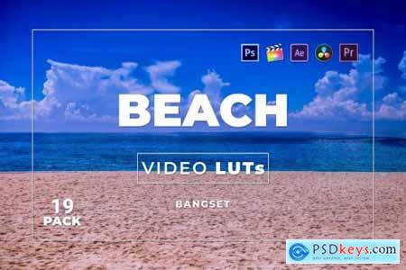 Bangset Beach Pack 19 Video LUTs