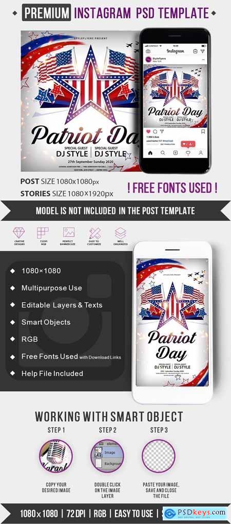 Patriot Day PSD Flyer Template1