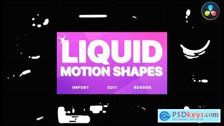 Liquid Motion Shapes DaVinci Resolve 33378580