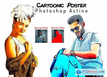 Cartoonic Poster Action 6410336