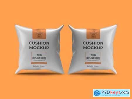 Cushion Pillow 3D Mockup Bundle Template