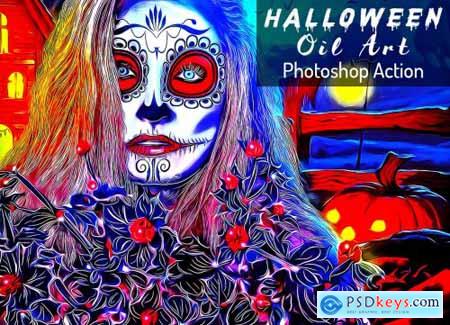 Halloween Oil Art PS Action 6415773
