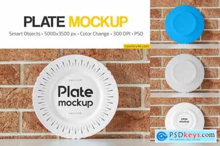Plate Mockup Set 6342541