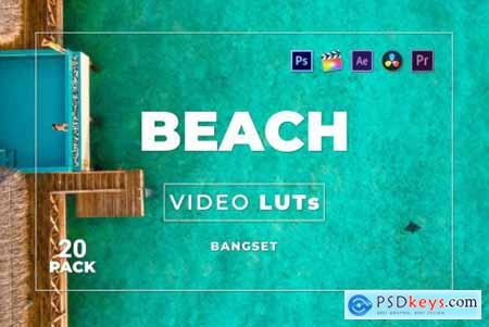 Bangset Beach Pack 20 Video LUTs