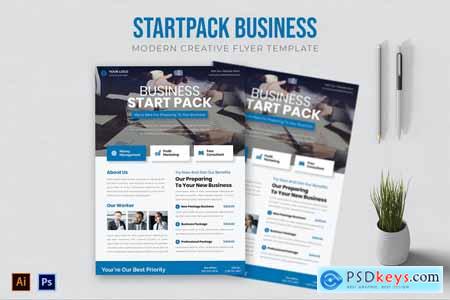 Startpack Business - Flyer AC GTU4VBT