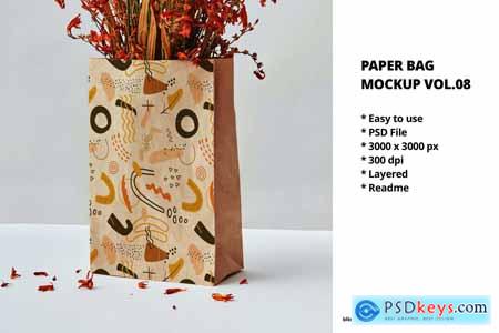 Paper Bag Mockup Vol.08 DR7SMWB