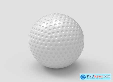 Golf Ball Mockup SQ3AWWY