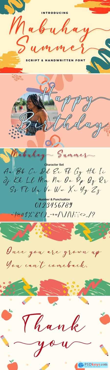 Mabuhay Summer Font