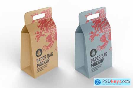 Kraft Paper Bag Mockup 6KBWS5S