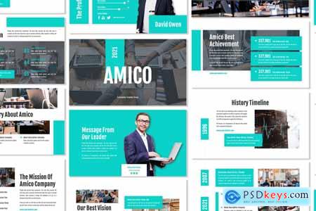 Amico - Business Template Prensentation H7APPZQ