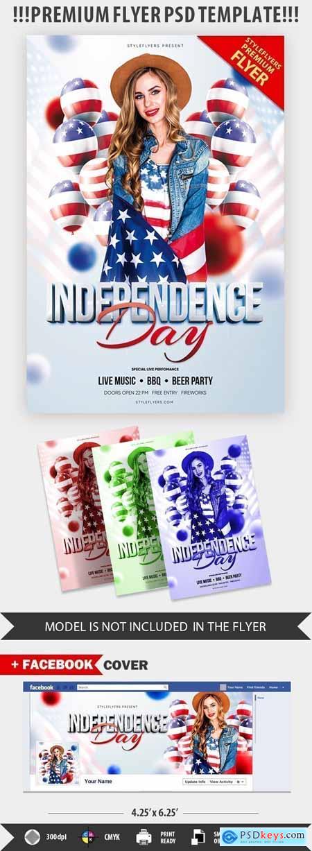 Independence Day PSD Flyer
