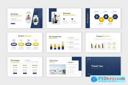 Company Profile - Business Powerpoint, Keynote and Google Slides Template