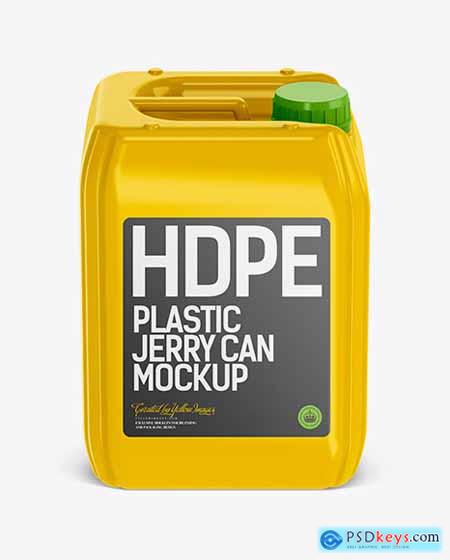 10L Plastic Jerry Can Mockup - Front View 12246