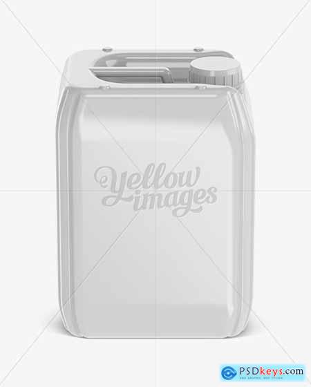 10L Plastic Jerry Can Mockup - Front View 12246