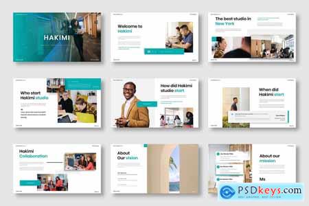 Hakimi  Business Powerpoint, Keynote and Google Slides Template