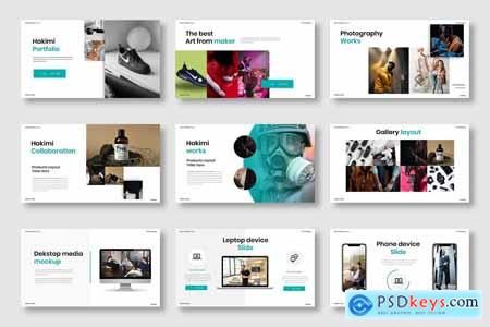 Hakimi  Business Powerpoint, Keynote and Google Slides Template