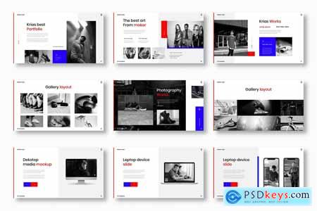 Krias  Business Powerpoint, Keynote and Google Slides Template