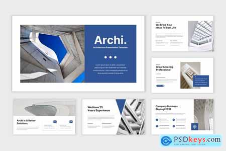 Archi - Architecture Presentation Powerpoint, Keynote and Google Slides