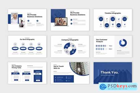 Consultant - Finance & Consulting Powerpoint, Keynote and Google Slides