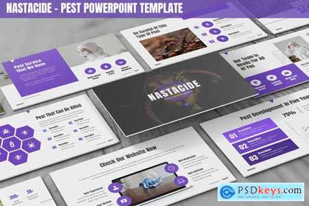 Nastacide - Pest Powerpoint Template A9X497D