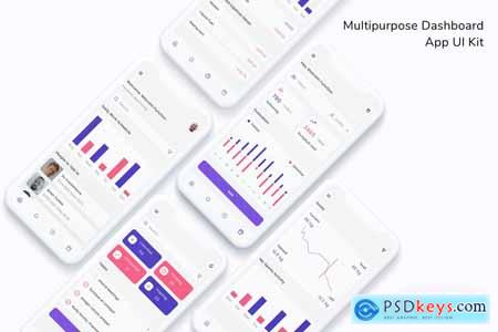 Multipurpose Dashboard App UI Kit FKASXLE