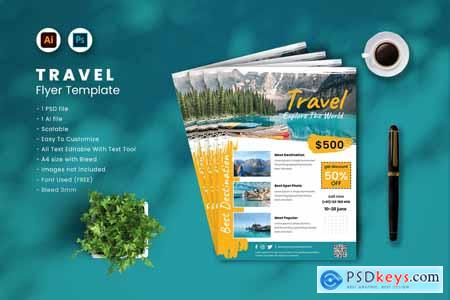 Travel flyer Template vol-18 CJYJWPU