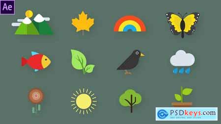 Nature Animated Icons 33560467