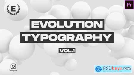 Evolution Typography Media 30203514