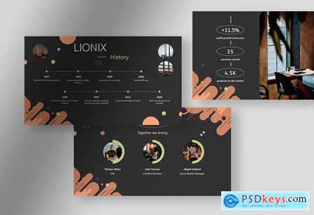 Lionix - Creative Business Presentation Powerpoint C2MMQ48