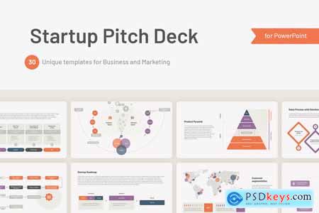 Startup Pitch Deck Powerpoint, Keynote and Google Slides
