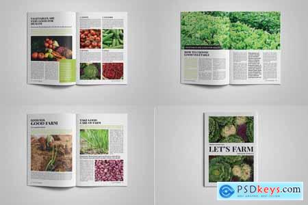 Lets Farm Magazine Template E3KCZJZ