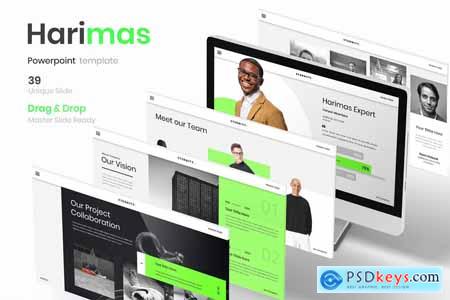 Harimas  Business Powerpoint, Keynote and Google Slides