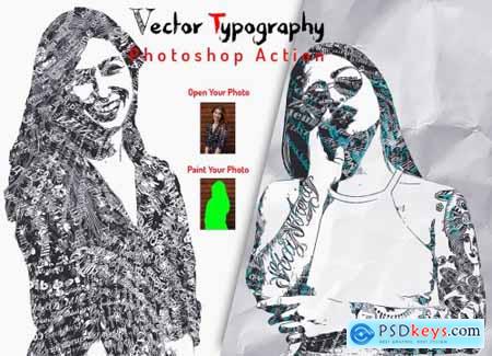 Vector Typography Photoshop Action 6437627