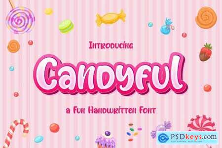 Candyful - a Fun Handwritten Font