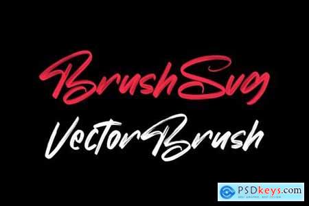 Chorest Svg Brush Font