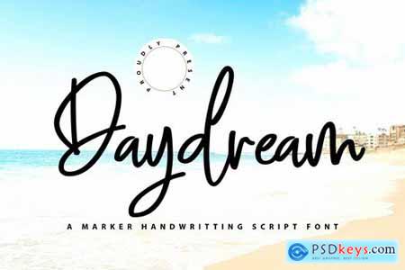 Daydreams Marker Handwriting Script Font