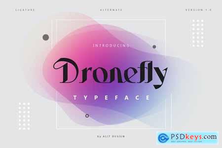 Dronefly Typeface