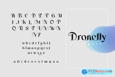 Dronefly Typeface