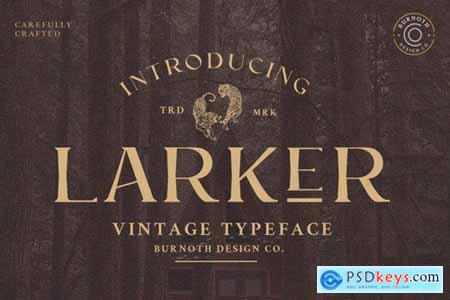 Larker - Vintage Font