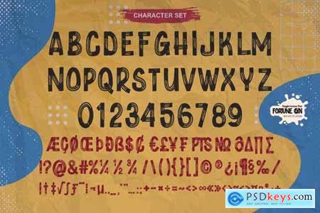 Fortune Coin - Ligature Cartoon Display font