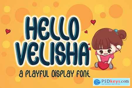 Hello Velisha - Playful Kids Font