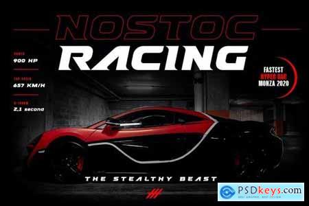 Refault - Sport Racing Game Font