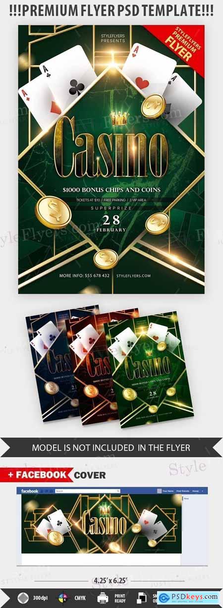 Casino Premium PSD FLYER Template