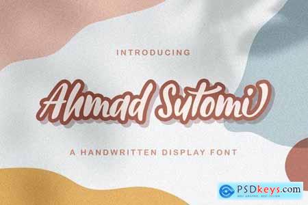 Ahmad Sutomi - Handwritten Font