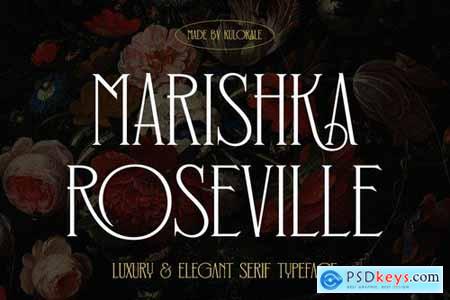 Marishka Roseville - Vintage Display Serif Font